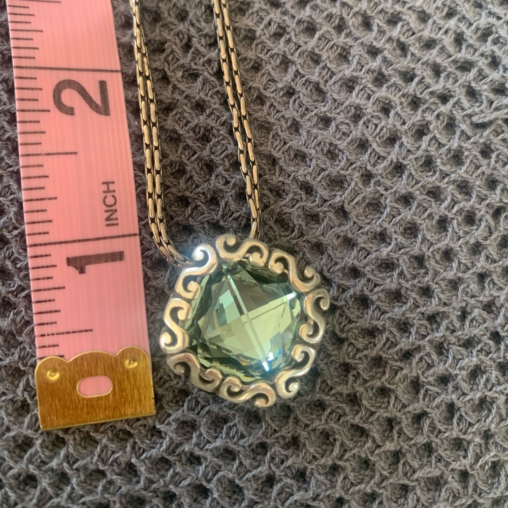 Brighton necklace with Beautiful Blue stone!